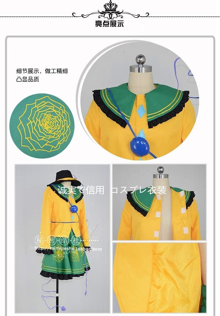 Amazon.co.jp: 古明地こいし コスプレ衣装 +ウィッグ 豪華バージョン